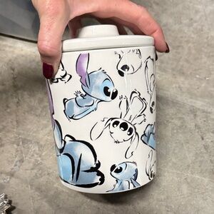 Disney Lilo & Stitch Ceramic Jar with Pink Accents